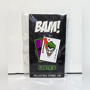 The Joker Bam! Exclusive Enamel Pin Batman: Arkham Origins Gamer Box Collectible